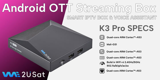 K3 Pro IPTV International Box