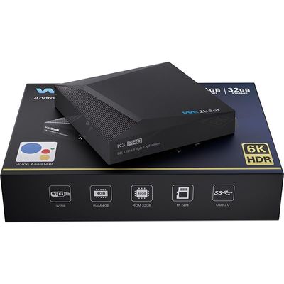 WE2U Sat K3 Pro IPTV Box Android Enjoy Sports OEM Senza Tariffa Mensile